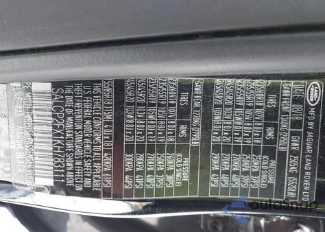 2019 Land Rover Discovery Sport Se из США, поврежденный, VIN SALCP2FX1KH783111